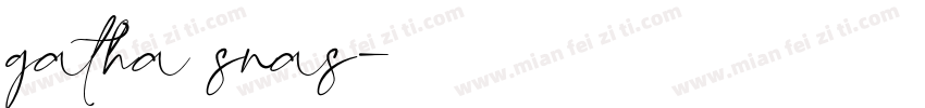 gatha snas字体转换